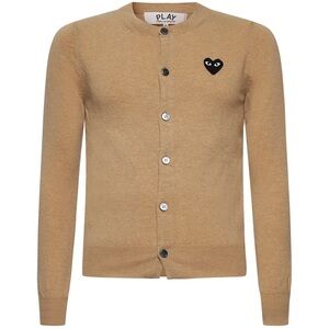 Comme des Garçons Play Heart Patch Crewneck Cardigan